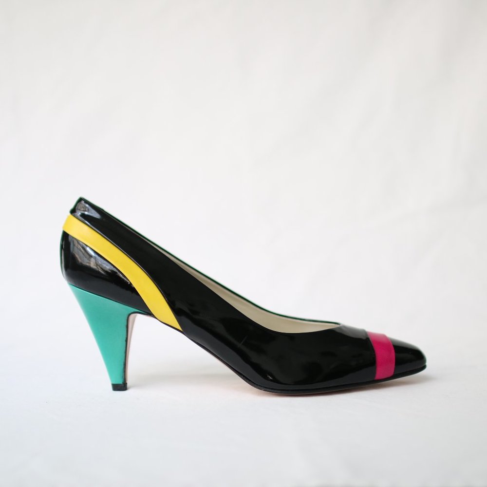 NIB Vintage Patent Leather Bally Heels